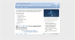 Desktop Screenshot of midtownpainmanagement.com